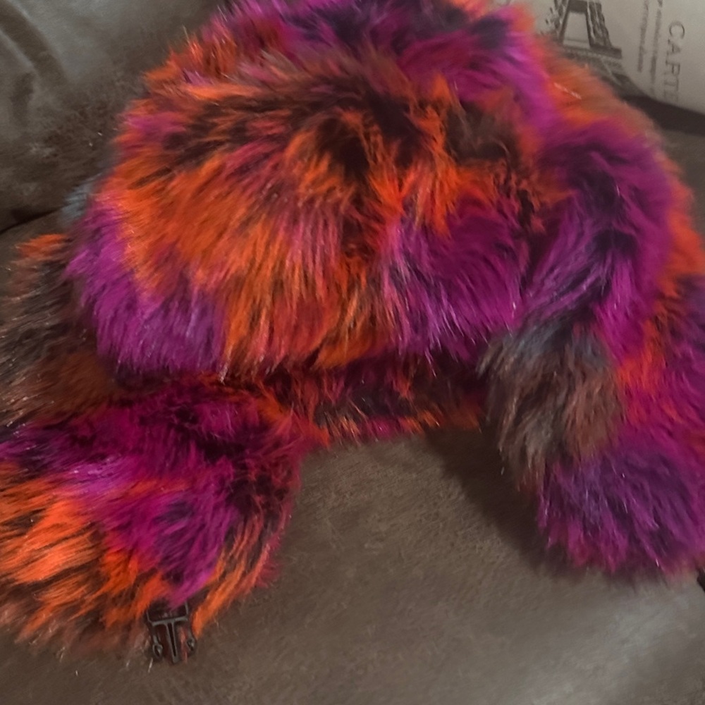 Akira Vibrant Faux Fur hat